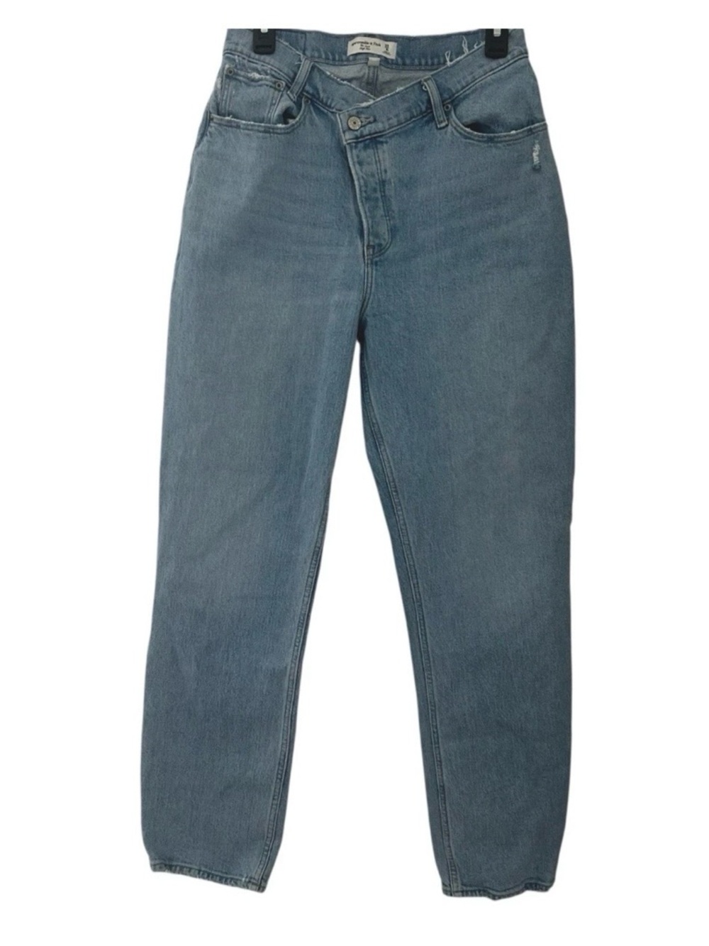 Abercrombie & Fitch Boyfriend Jeans in Light Blue Wash